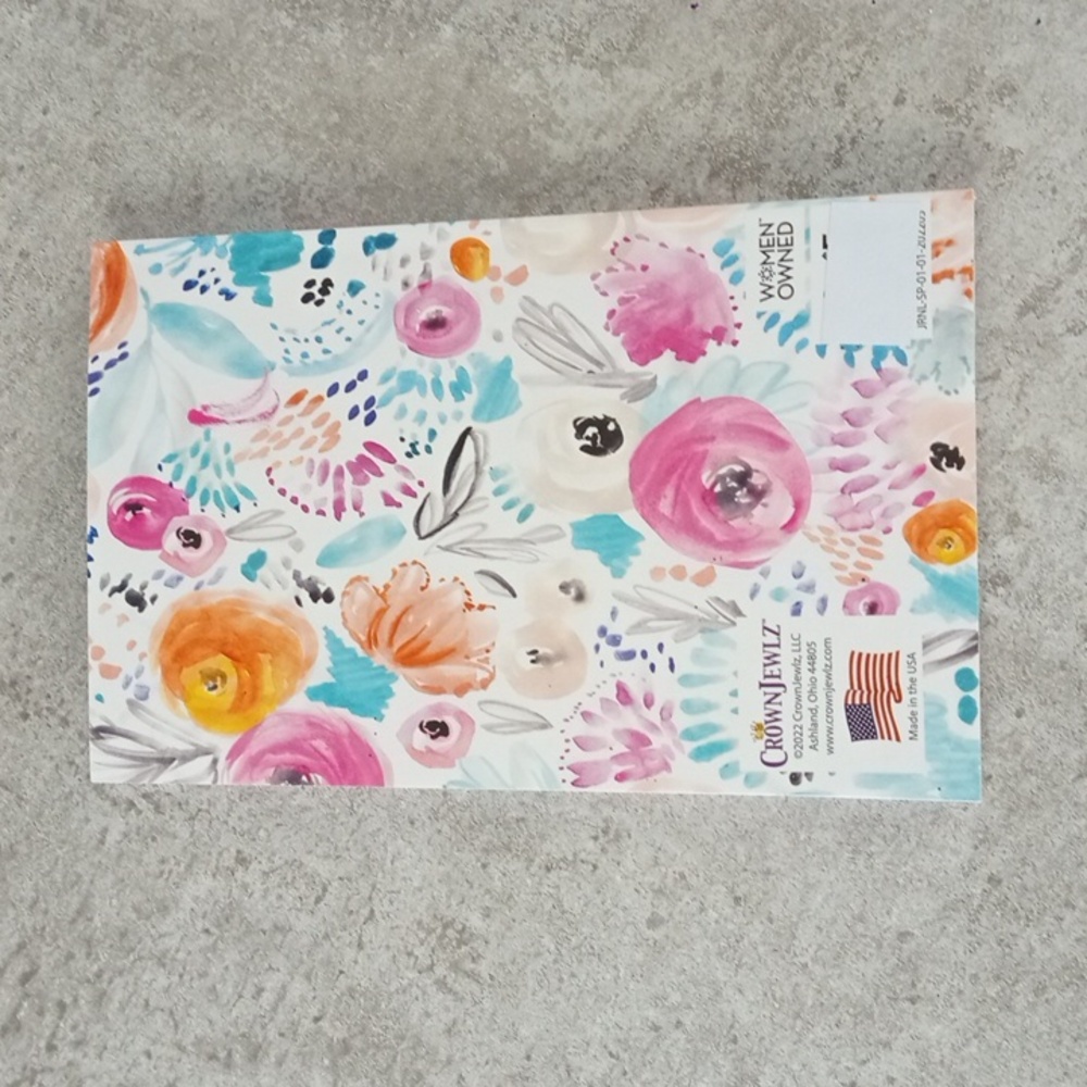 💩 Floral Notebook - Picture 3 of 4